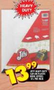 Jefy Heavy Duty Slip On Plastic Book Cover-10's per pack