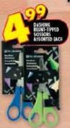 Dashing Blunt Tipped Scissors Assorted Each