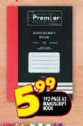 Premier 192 Pages A5 Transcript Book