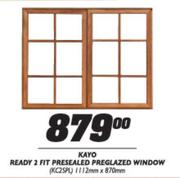 Kayo Ready 2 Fit Presealed Preglazed Window (KC2SPL)-1112x870mm