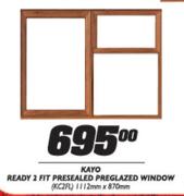 Kayo Ready 2 Fit Presealed Preglazed Window (KC2FL)-1112x870mm