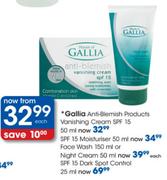 Gallia Face Wash-150ml/Night Cream-50ml Each