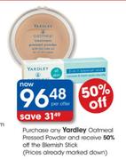 Yardley Oatmeal Pressed Powder