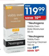 Neutrogena Visibly Even Moisturiser-50ml Each