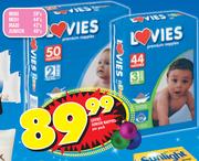 Lovies Junior Nappies Maxi 42's Per Pack