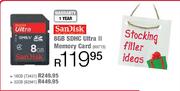 Sandisc 8GB Ultra II Memory Card