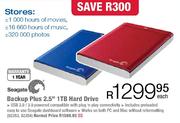 Seagate Backup Plus 2.5" 1TB Hard Drive-Each