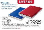 Seagate Backup Plus 2.5" 1TB Hard Drive-Each