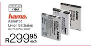 Hama Assorted Li-Ion Batteries-Each