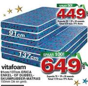 Vitafoam Erica Enkel-Of-Dubble-Skuimrubber-Matras-137cm Elk