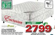 Maxi Pedic Radiance Double Base Set-137cm