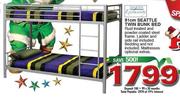 Seattle Twin Bunk Bed-91cm