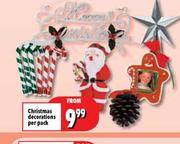 Christmas Decorations-Per Pack
