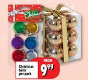 Christmas Balls-Per Pack
