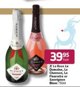 Jc Le Roux,Le Domaine,Le Chanson,La Fleurette Or Sauvignon Blanc-750ml