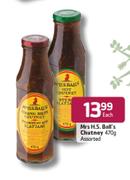Mrs H.S.Ball's Chutney Assorted-470g Each