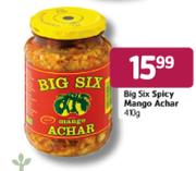 Big Six Spicy Mango Achar-410g
