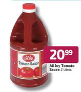 All Joy Tomato Sauces-2L
