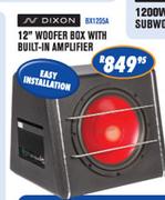 Dixon 12" Woofer Box With Built-In Amplifier