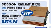 Jebson Car Amplifiers 1200W 2 Channels