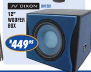 Dixon 12" Woofer Box 