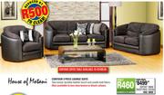 House Of Motani Contour 3 Piece Lounge Suite