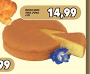 Freshly Baked Trufle Sponge Cake