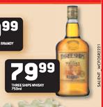 Three Ships Whisky-750ml