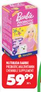 Nutrilida Barbie Probiotic Multivitamin Chewable Supplement-30's
