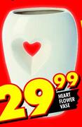 Heart Flower Vase