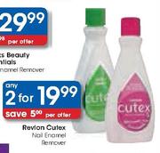 Revlon Cutex Nail Enamel Remover-2's