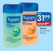 Sanex Shower Gel-500ml Each