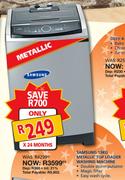 Samsung Metallic Top Loader Washing Machine-13kg
