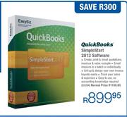 Quickbooks Simple Start 2013 Software
