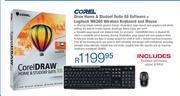 Corel Draw Home & Student Suite X6 Software + Logitech MK260 Wireless Keyboard & Mouse