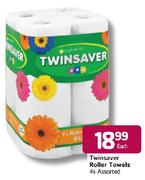 Twinsaver Roller Towels-4's Each