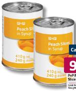PnP Peach Slices Or Halves-40g Each