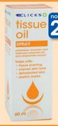 Clicks Tissue Oil Vitamin E-125ml Each