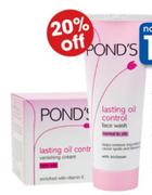 Pond's Lasting Oil Control Vanishing Cream-100ml Each