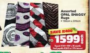 Assorted Opal Shaggy Rugs-Each