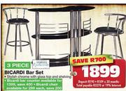 Bicardi Bar Counter