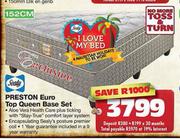 Preston Euro Top Queen Base Set-152cm