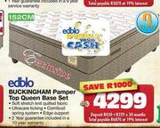 Edblo Buckingham Pamper Top Queen Base Set-152cm