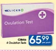 Clicks 4 Ovulation Test-Per Pack