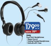 Sway Dual Pack Headphones-Per Set