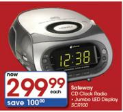 Safeway CD Clock Radio-Each