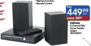 Safeway 2-Channel Mini Home Theatre System-Each