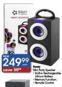 Sway Mini Party Speaker-Each