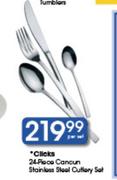 Clicks Cancun Stainless Steel Cutlery Set-24Pcs.