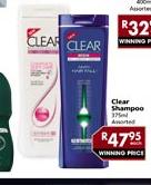 Clear Shampoo Assorted-375ml Each